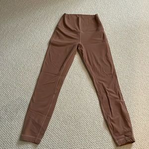 Lululemon align tight size 4 tan